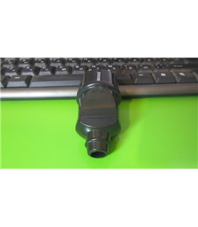 Вылка электрическая черная B16-302 250V 16A (12354)