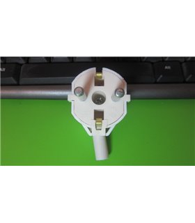 Вылка электрическая белая B16-301 250V 16A (12353)