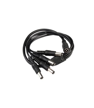 Кабель переходник для видеонаблюдения DC 5.5*2.1mm 4в1 30см мама-папа (16291)