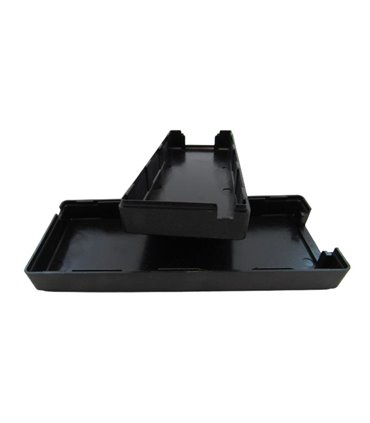 Корпус пластиковый коробка для прибора 150*60*35мм черный цвет (17255)