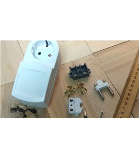 Корпус коробка для умной розетки VR1 ST0 124*57*50мм (18095)