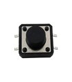 Кнопка тактовая SMD 12*12*7мм (16656)