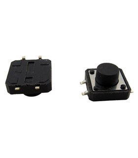 Кнопка тактовая SMD 12*12*7мм (16656)