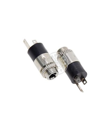 Разъем гнездо 3.5мм под пайку Jack аудио с гайкой PG392 (12268)