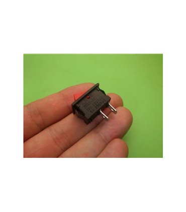 Переключатель кнопка KCD1-101 250V 6A без подсветки (11506)