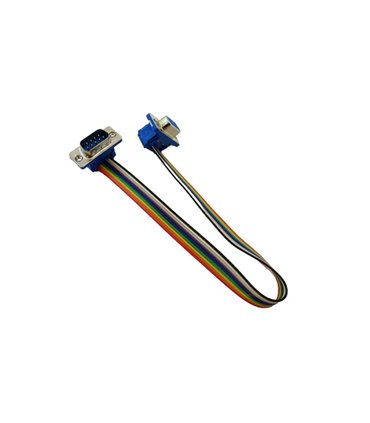 Кабель удлинитель DB9 RS232 COM-порт папа-мама 25см (17438)