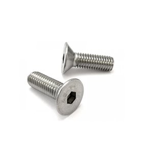 Винт потайная головка под шестигранник нержавейка 201 DIN7991 M5*10 25шт (17731)
