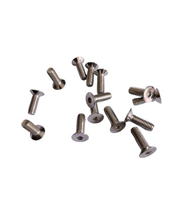 Винт потайная головка под шестигранник нержавейка 201 DIN7991 M5*10 25шт (17731)