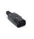 Штекер питания сетевой IEC C14 250В 10A разборный (11447)
