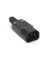 Штекер питания сетевой IEC C14 250В 10A разборный (11447)