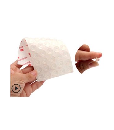 Самоклеящаяся силиконовая накладка Vexg 12*4мм 64шт (17213)