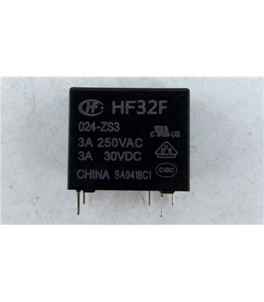 Реле HF32F-024-ZS3 250VAC 3A (18764)