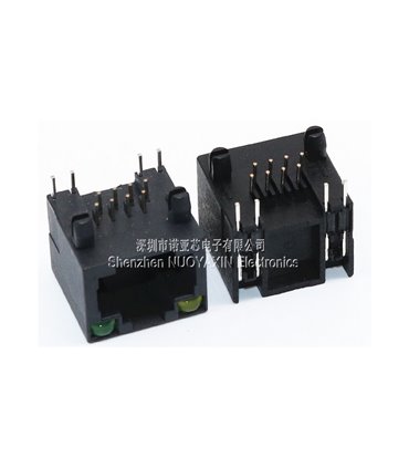 Разъем гнездо RJ45 56-8P8C с подсветкой (18152)