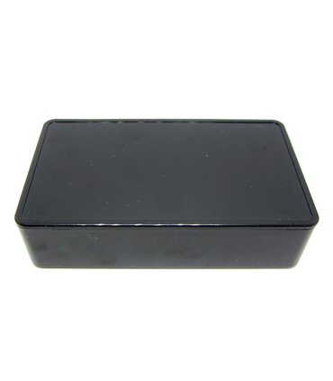 Пластиковая коробка приборный корпус 100*60*25мм черный (16273)