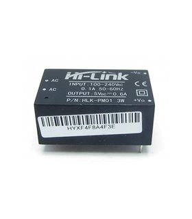Изолированный блок питания AC-DC 220V to 5V HLK-PM01 (14272) Изолированный блок питания AC-DC 220V to 5V HLK-PM01 (14272)