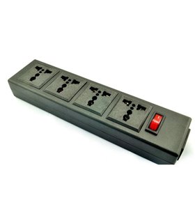 Удлинитель на 4 универсальные розетки с выключателем (16577)