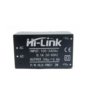 Изолированный блок питания AC-DC 220V to 5V HLK-PM01 (14272) Изолированный блок питания AC-DC 220V to 5V HLK-PM01 (14272)