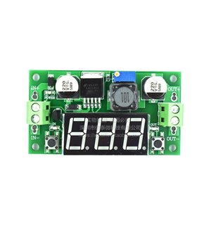 DC понижающий с вольтметром 3A LM2596 (10541)