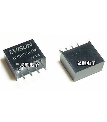 Преобразователь напряжения B0505S 1W DC-DC 5V с гальв развязкой (18364)