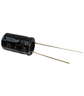 Конденсатор электролитический 1000uF 25V (10204) Конденсатор электролитический 1000uF 25V (10204)