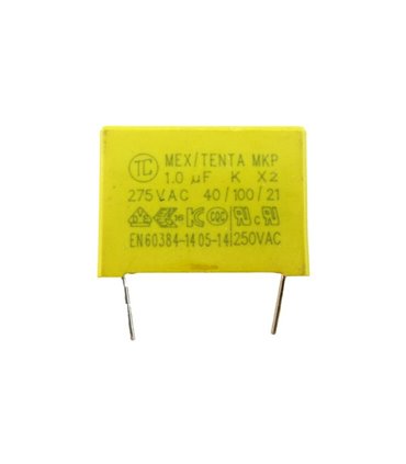 Защитный конденсатор MKP X2 1uF 275V 105K 22.5мм (18467)