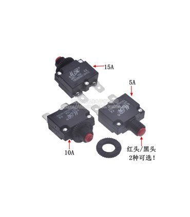 Термобиметаллический предохранитель MR1 ST-101E 15A (18434)