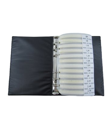Набор SMD резисторов в книжке размер 0201 170 номиналов по 50 штук (19015)