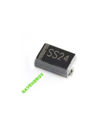 Диод Шоттки SS24 2А 40В SMD DO-214AA 10шт (10596)