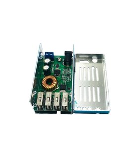 Понижающий преобразователь DC 9-36V to 5V 5A 4*USB (15485) Понижающий преобразователь DC 9-36V to 5V 5A 4*USB (15485)