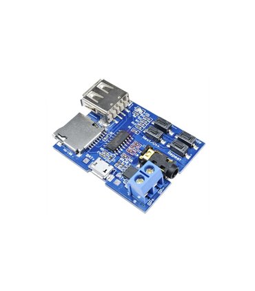 Плата стерео аудио плеер MP3 декодер USB micro SD (11123)