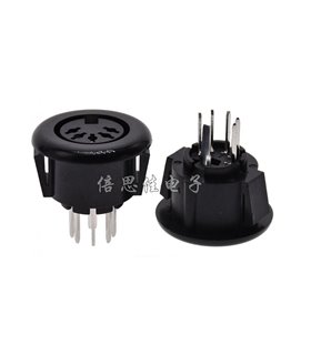 Круговой разъем питания DS-5-07A S-Video 5pin (12847) Круговой разъем питания DS-5-07A S-Video 5pin (12847)