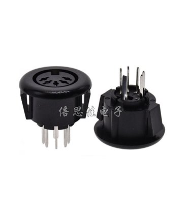 Круговой разъем питания DS-5-07A S-Video 5pin (12847)