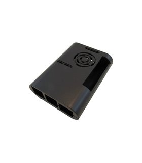 Корпус кейс для Raspberry Pi B+ черный (12529) Корпус кейс для Raspberry Pi B+ черный (12529)