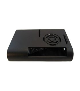 Корпус кейс для Raspberry Pi B+ черный (12529) Корпус кейс для Raspberry Pi B+ черный (12529)