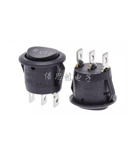 Трехпозиционный переключеталь KCD1-105 18мм (12019)