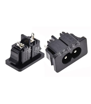 Разъем коннектор силовой розетка для пайки AC 220V IN (12849)