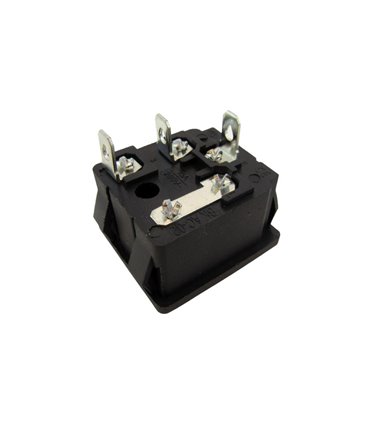 Разъем коннектор силовой под пайку AC 220V IN с предохранителем (12850)