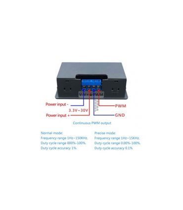 Модуль ШИМ-генератора импульсов 1Hz-150kHz 3.3-30V (XY-KPWM) (15920)
