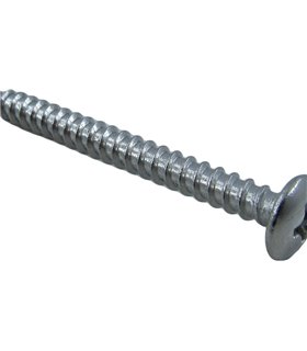 Саморез с круглой головкой 201 нержавеющая сталь M4 40мм 25шт (19102)