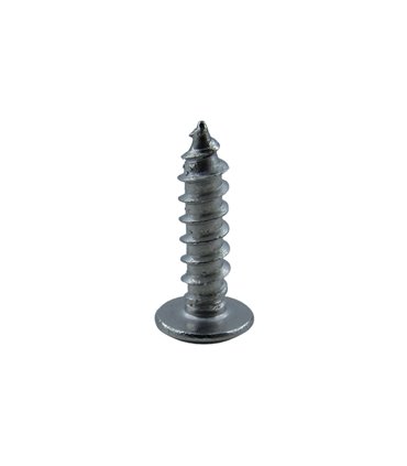 Саморез с круглой головкой 201 нержавеющая сталь M4 16мм 25шт (19096)