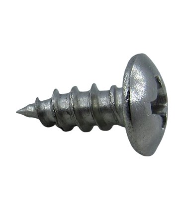 Саморез с круглой головкой 201 нержавеющая сталь M4 10мм 25шт (19105)