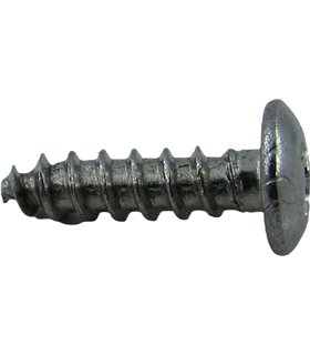 Саморез с круглой головкой 201 нержавеющая сталь M3 12мм 25шт (19111)