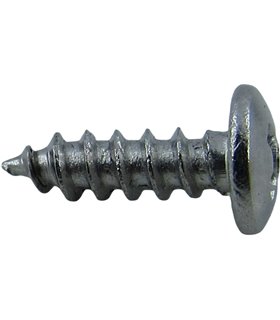 Саморез с круглой головкой 201 нержавеющая сталь M3 10мм 25шт (19110)