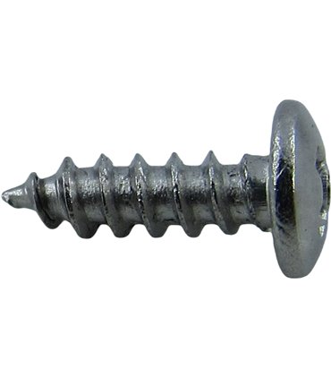 Саморез с круглой головкой 201 нержавеющая сталь M3 10мм 25шт (19110)