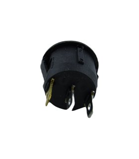 Переключатель круглый KCD1-105 20мм с подсветкой 3pin две позиции (19038)