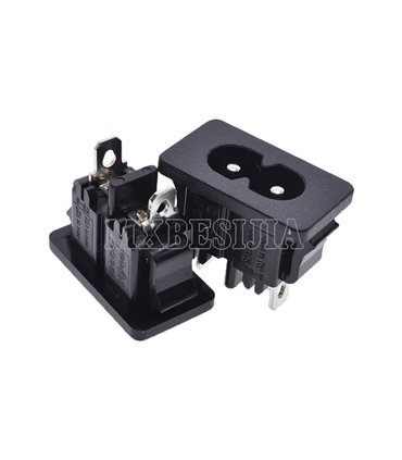 Разъем питания переменного тока AC-027 удлиненный (18737)