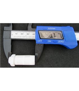 Кабельный ввод белый с резьбой 40*15мм (18574) Кабельный ввод белый с резьбой 40*15мм (18574)