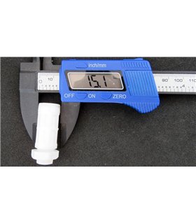 Кабельный ввод белый с резьбой 40*15мм (18574) Кабельный ввод белый с резьбой 40*15мм (18574)