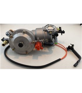 Карбюратор бензогенератора с газовым редуктором 168F-170F 2-3KW (19249)