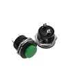 Кнопка без фиксации R13-507 250V 3A зеленая (12550)
